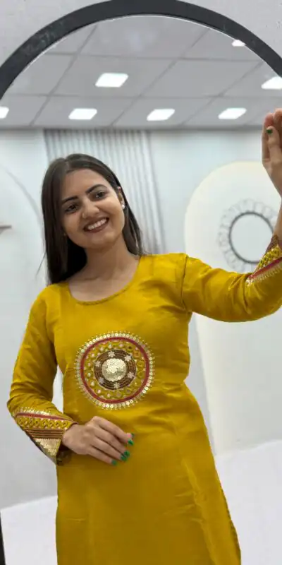 PC 598 Mustered Roman Silk Salwar Suit with Sequins Work & Embroidery Work. Available at ₹2099 only. Delivery 4-6 Working Days. Shop now. | Jump Suits, Salwar suit, Designer Suits, Casual Suits, Creative suits, Palazzo Suits, Party Wear Suits, Patiala Suits, Straight Suits