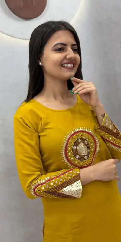 PC 598 Mustered Roman Silk Salwar Suit with Sequins Work & Embroidery Work. Available at ₹2099 only. Delivery 4-6 Working Days. Shop now. | Jump Suits, Salwar suit, Designer Suits, Casual Suits, Creative suits, Palazzo Suits, Party Wear Suits, Patiala Suits, Straight Suits