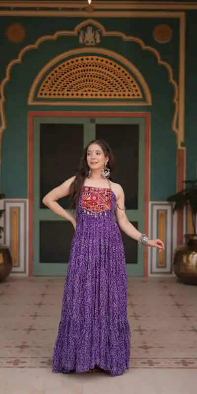 KA 1119 Purple Gown Perfect for Wedding, Party, Makar Sankranti, Festival Celebrations, Engagement –. Grab it for ₹1799. Delivery 4-6 Worki | Gowns, Bollywood Gowns, Creative Gowns, Designer Gowns, Embroidered Gowns, Party Wear Gowns