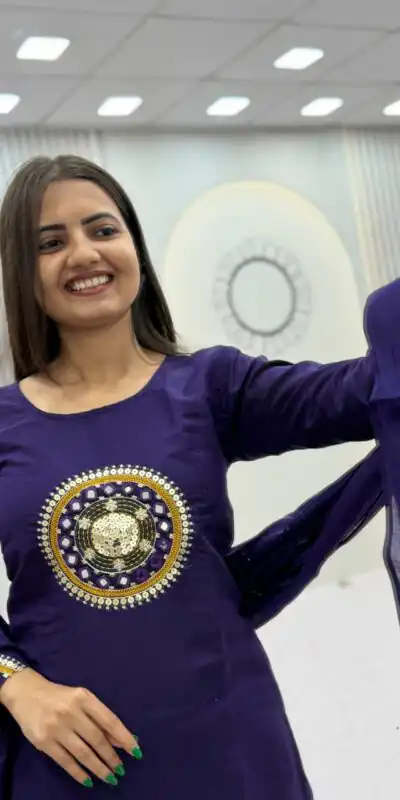 PC 598 Purple Roman Silk Salwar Suit with Sequins Work & Embroidery Work. Available at ₹2099 only. Delivery 4-6 Working Days. Shop now. | Jump Suits, Salwar suit, Designer Suits, Casual Suits, Creative suits, Palazzo Suits, Party Wear Suits, Patiala Suits, Straight Suits