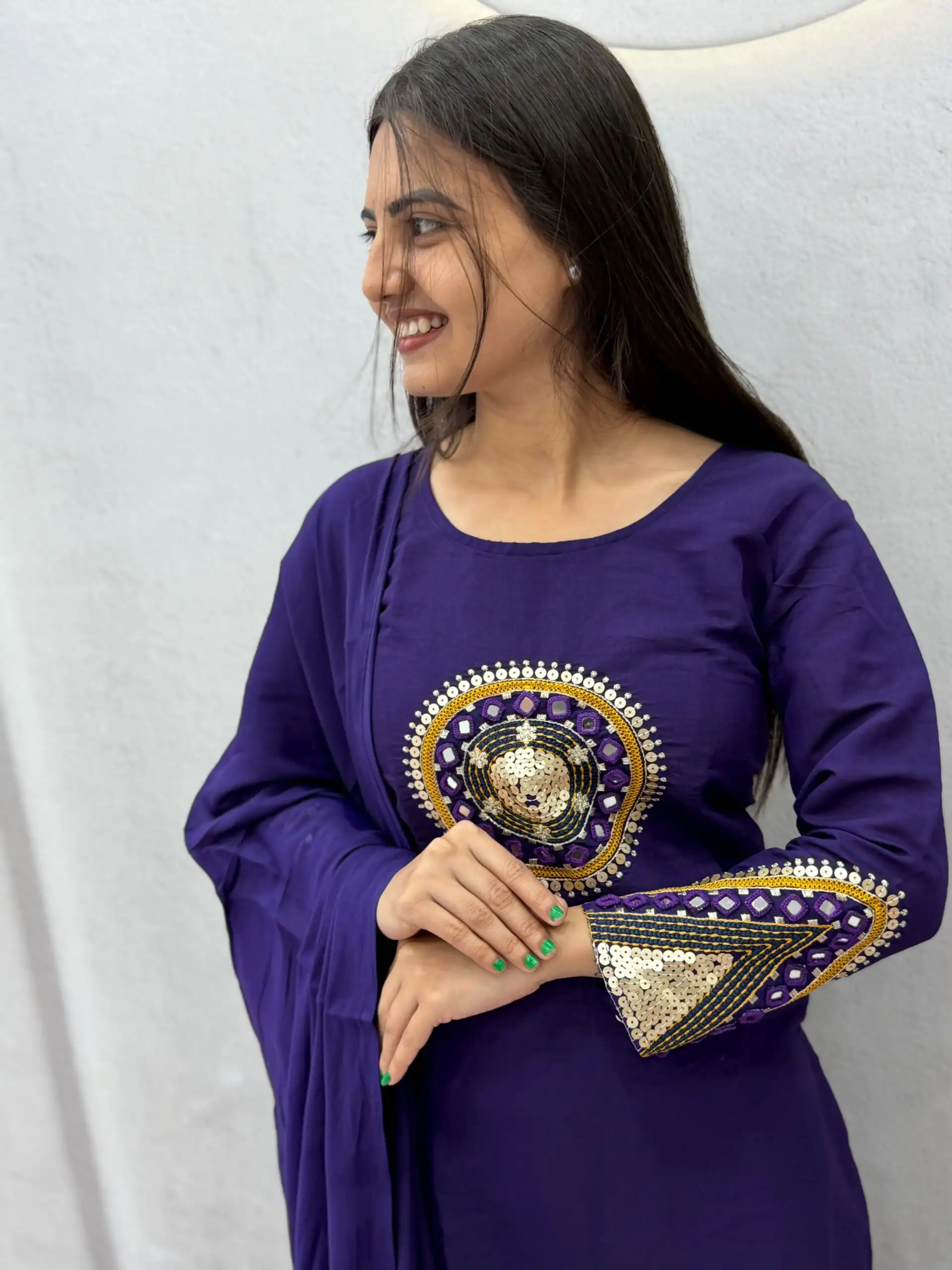 PC 598 Purple Roman Silk Salwar Suit with Sequins Work & Embroidery Work. Available at ₹2099 only. Delivery 4-6 Working Days. Shop now. | Jump Suits, Salwar suit, Designer Suits, Casual Suits, Creative suits, Palazzo Suits, Party Wear Suits, Patiala Suits, Straight Suits