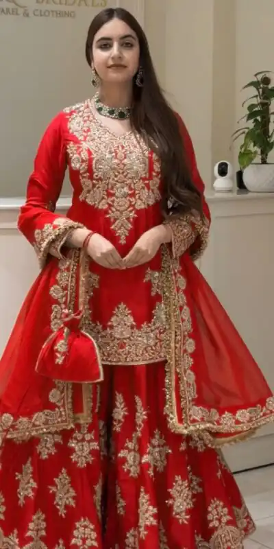 RTC 6041 Red Chinon Silk Salwar Suit Perfect for Wedding, Party, Ganesh Chaturthi, Baby Shower, Makar Sankranti – . Affordable Price ₹2649. De | Jump Suits, Salwar suit, Designer Suits, Casual Suits, Creative suits, Palazzo Suits, Party Wear Suits, Patiala Suits, Straight Suits