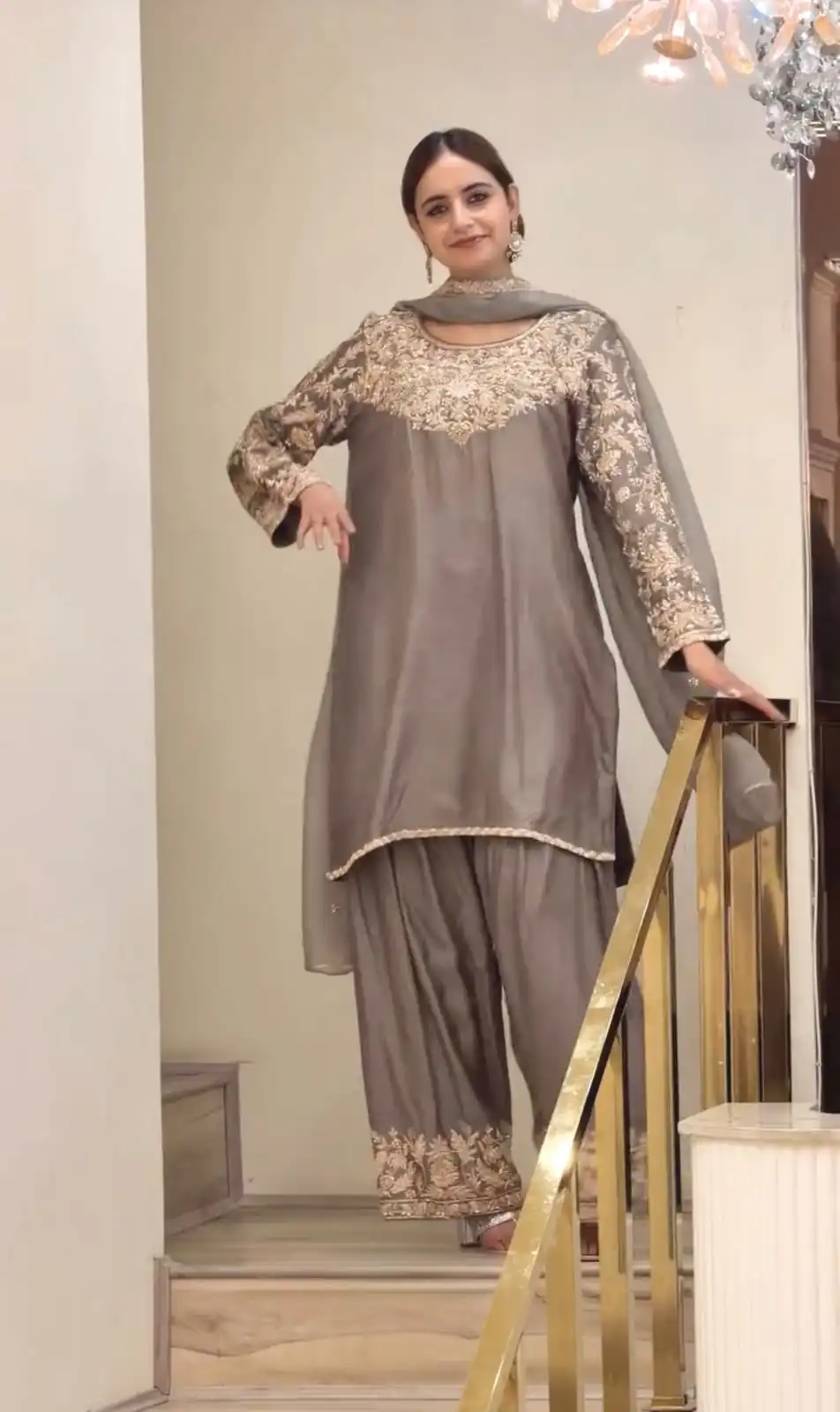 AD 242 Grey Color Chinon Silk Salwar Suit with Embroidery Work. Online Get it for ₹2249. Delivery 4-6 Working Days. Shop now. | Jump Suits, Salwar suit, Designer Suits, Casual Suits, Creative suits, Palazzo Suits, Party Wear Suits, Patiala Suits, Straight Suits