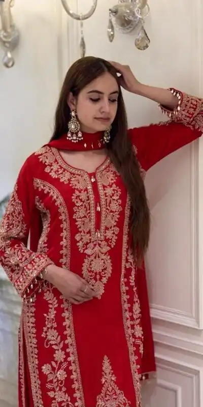 SRK 5365 Pink Faux Georgette Salwar Suit erfect for Wedding, Party, Mehendi, Pongal, Reception – . Available at ₹2449 only. Delivery 4-6 Working Days | Jump Suits, Salwar suit, Designer Suits, Casual Suits, Creative suits, Palazzo Suits, Party Wear Suits, Patiala Suits, Straight Suits