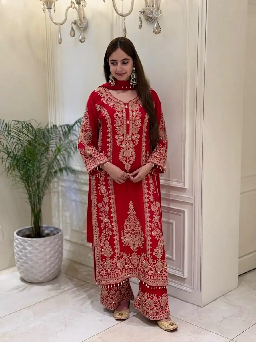 SRK 5365 Pink Faux Georgette Salwar Suit erfect for Wedding, Party, Mehendi, Pongal, Reception – . Available at ₹2449 only. Delivery 4-6 Working Days | Jump Suits, Salwar suit, Designer Suits, Casual Suits, Creative suits, Palazzo Suits, Party Wear Suits, Patiala Suits, Straight Suits