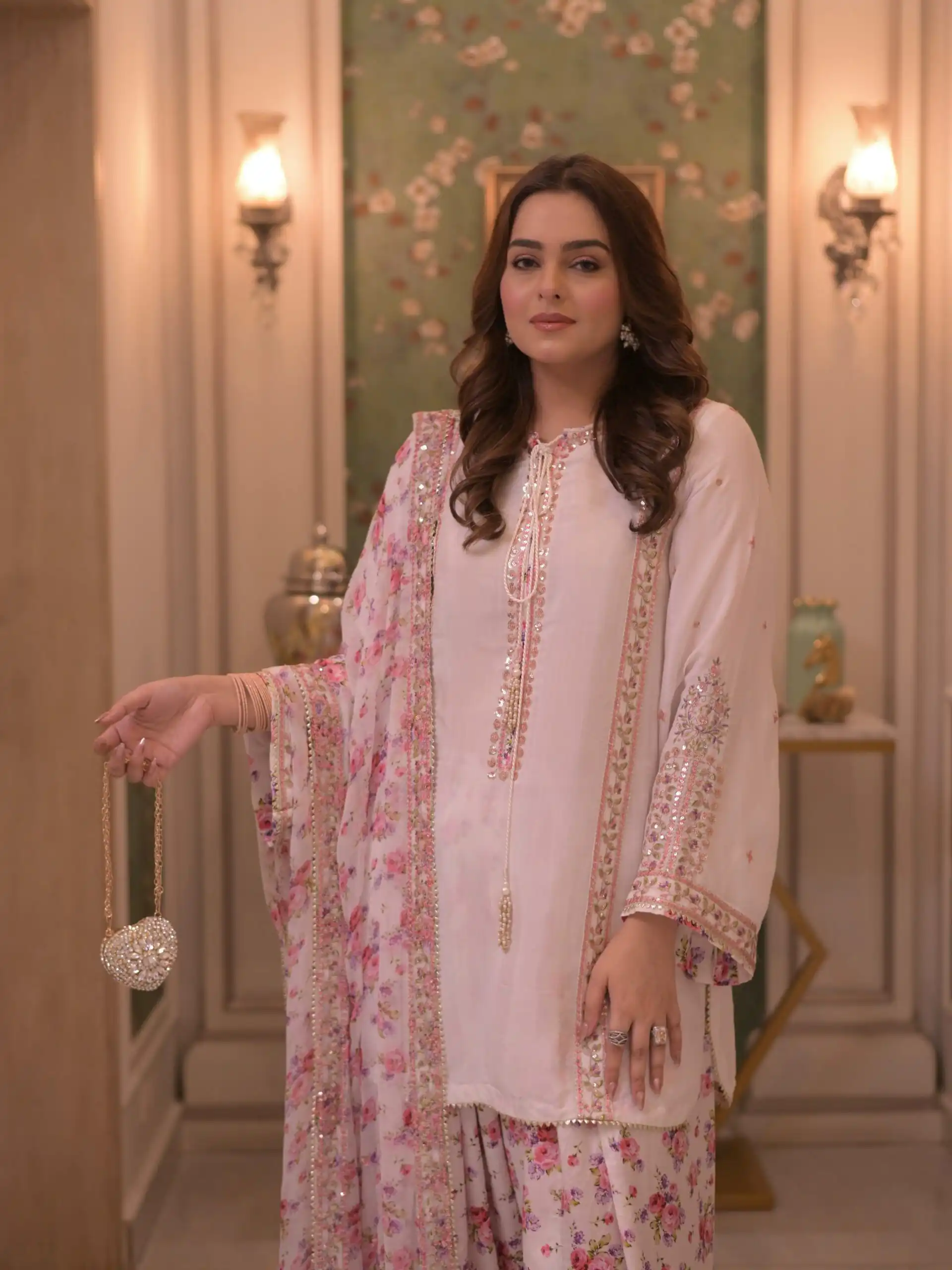 JF 057 White Pure Natural Crep Salwar Suit with Moti Work & Embroidery Work. Affordable Price ₹2349. Delivery 4-6 Working Days. Shop now. | Jump Suits, Salwar suit, Designer Suits, Casual Suits, Creative suits, Palazzo Suits, Party Wear Suits, Patiala Suits, Straight Suits