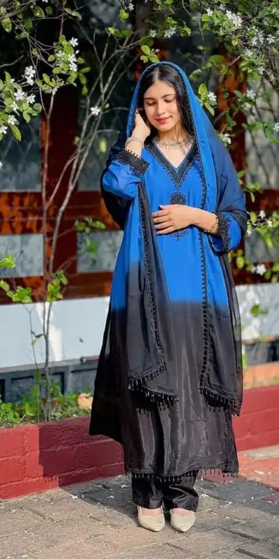 SR 1710 Blue French Crep Silk Salwar Suit Perfect for Wedding, Party, Engagement, Baisakhi, Pongal – . Special Price ₹2149. Delivery 4-6 Working Days | Jump Suits, Salwar suit, Designer Suits, Casual Suits, Creative suits, Palazzo Suits, Party Wear Suits, Patiala Suits, Straight Suits