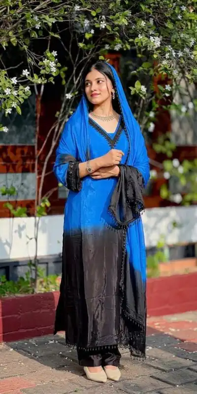 SR 1710 Blue French Crep Silk Salwar Suit Perfect for Wedding, Party, Engagement, Baisakhi, Pongal – . Special Price ₹2149. Delivery 4-6 Working Days | Jump Suits, Salwar suit, Designer Suits, Casual Suits, Creative suits, Palazzo Suits, Party Wear Suits, Patiala Suits, Straight Suits