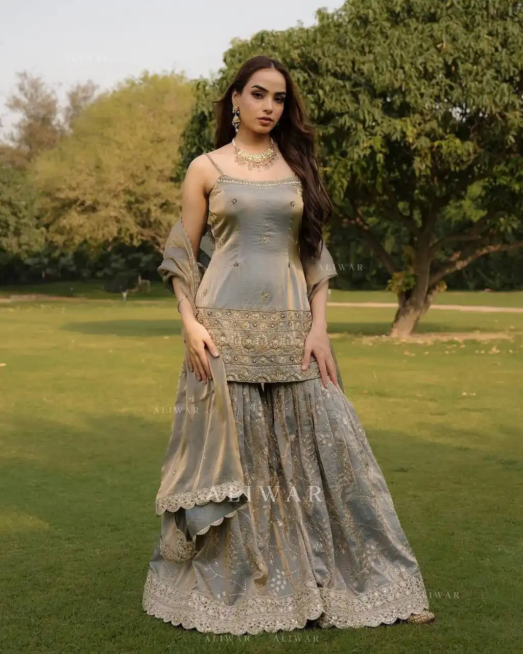 ST 227 Grey in Color Organza Silk Embroidery Work Salwar Suit . Festive Deal ₹2399. Delivery 4-6 Working Days. Online Shop now. | Jump Suits, Salwar suit, Designer Suits, Casual Suits, Creative suits, Palazzo Suits, Party Wear Suits, Patiala Suits, Straight Suits