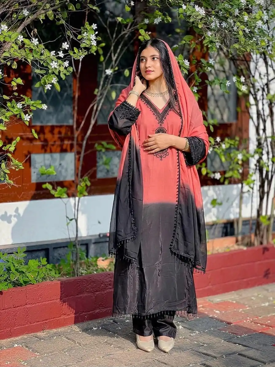 SR 1710 Peach French Crep Silk Salwar Suit Perfect for Wedding, Party, Engagement, Baisakhi, Pongal – . Special Price ₹2149. Delivery 4-6 Working Days | Jump Suits, Salwar suit, Designer Suits, Casual Suits, Creative suits, Palazzo Suits, Party Wear Suits, Patiala Suits, Straight Suits