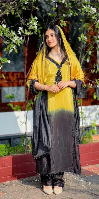 SR 1710 Yellow French Crep Silk Salwar Suit Perfect for Wedding, Party, Engagement, Baisakhi, Pongal – . Special Price ₹2149. Delivery 4-6 Working Days | Jump Suits, Salwar suit, Designer Suits, Casual Suits, Creative suits, Palazzo Suits, Party Wear Suits, Patiala Suits, Straight Suits