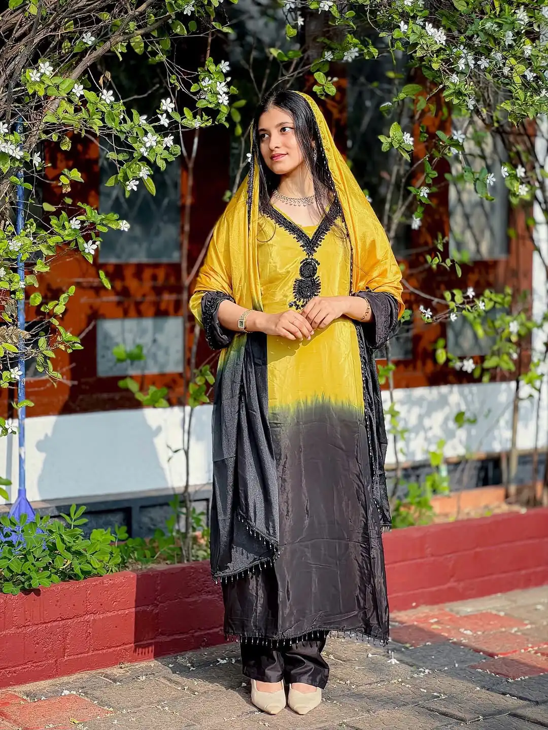 SR 1710 Yellow French Crep Silk Salwar Suit Perfect for Wedding, Party, Engagement, Baisakhi, Pongal – . Special Price ₹2149. Delivery 4-6 Working Days | Jump Suits, Salwar suit, Designer Suits, Casual Suits, Creative suits, Palazzo Suits, Party Wear Suits, Patiala Suits, Straight Suits