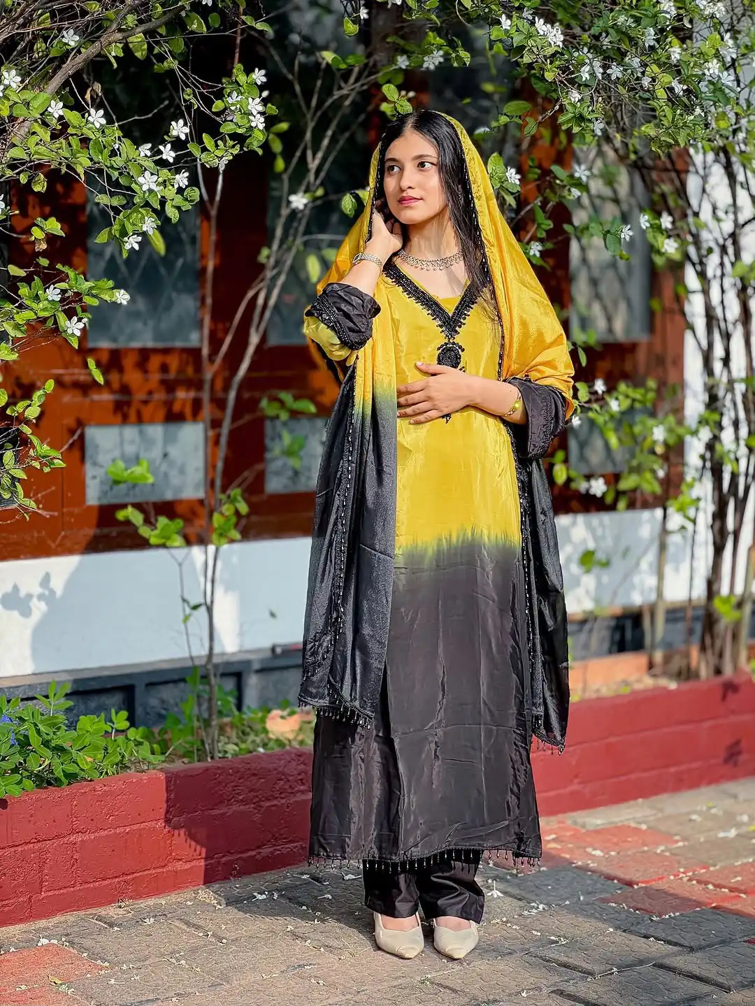 SR 1710 Yellow French Crep Silk Salwar Suit Perfect for Wedding, Party, Engagement, Baisakhi, Pongal – . Special Price ₹2149. Delivery 4-6 Working Days | Jump Suits, Salwar suit, Designer Suits, Casual Suits, Creative suits, Palazzo Suits, Party Wear Suits, Patiala Suits, Straight Suits