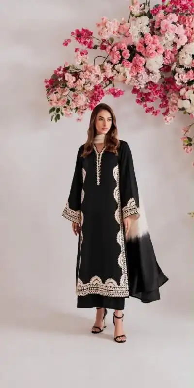 RTC 6060 Black in Biscuit Slab. Thread Embroidery & Embroidery Work Salwar Suit Special Price ₹2399. Delivery 4-6 Working Days. Shop now. | Jump Suits, Salwar suit, Designer Suits, Casual Suits, Creative suits, Palazzo Suits, Party Wear Suits, Patiala Suits, Straight Suits