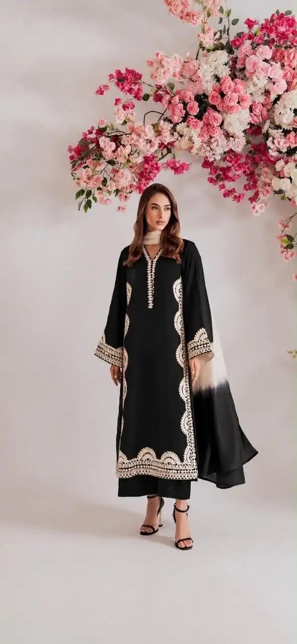RTC 6060 Black in Biscuit Slab. Thread Embroidery & Embroidery Work Salwar Suit Special Price ₹2399. Delivery 4-6 Working Days. Shop now. | Jump Suits, Salwar suit, Designer Suits, Casual Suits, Creative suits, Palazzo Suits, Party Wear Suits, Patiala Suits, Straight Suits