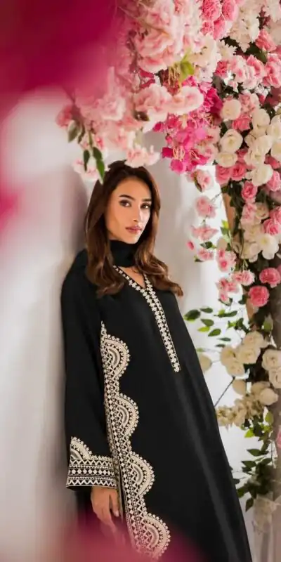 RTC 6060 Black in Biscuit Slab. Thread Embroidery & Embroidery Work Salwar Suit Special Price ₹2399. Delivery 4-6 Working Days. Shop now. | Jump Suits, Salwar suit, Designer Suits, Casual Suits, Creative suits, Palazzo Suits, Party Wear Suits, Patiala Suits, Straight Suits