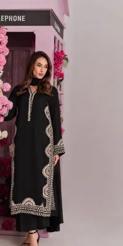 RTC 6060 Black in Biscuit Slab. Thread Embroidery & Embroidery Work Salwar Suit Special Price ₹2399. Delivery 4-6 Working Days. Shop now. | Jump Suits, Salwar suit, Designer Suits, Casual Suits, Creative suits, Palazzo Suits, Party Wear Suits, Patiala Suits, Straight Suits
