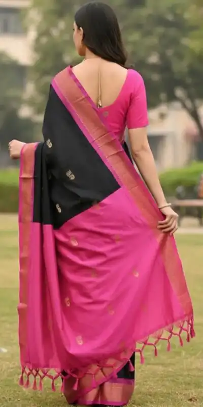 KP 7009 Black Soft Lichi Silk Saree with Lace Work & Lace Border. Introductory Price ₹1649. Delivery 4-6 Working Days. Shop now. | Sarees, Bollywood Sarees, Creative Sarees, Designer Sarees, Embroidered Sarees, Ethnic Saree, Modern Digital sarees, Party Wear Sarees