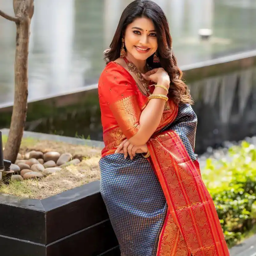 KPR 274 Grey Soft Lichi Silk Saree with Lace Work & Lace Border. Introductory Price ₹1649. Delivery 4-6 Working Days. Shop now. | Sarees, Bollywood Sarees, Creative Sarees, Designer Sarees, Embroidered Sarees, Ethnic Saree, Modern Digital sarees, Party Wear Sarees
