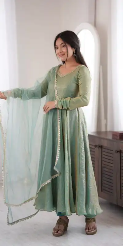 SRK 5355 Rama Doremon Crush Gown with Lace Work & Mirror Work. Exclusive Offer ₹2099. Delivery 4-6 Working Days. Shop now. | Gowns, Bollywood Gowns, Creative Gowns, Designer Gowns, Embroidered Gowns, Party Wear Gowns