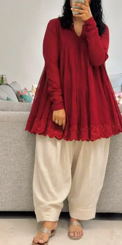ST 248 Red Mal Chanderi Salwar Suit Perfect for Wedding, Party, Baisakhi, Housewarming, Sangeet – Introductory Price ₹1899. Delivery 4-6 Working D | Jump Suits, Salwar suit, Designer Suits, Casual Suits, Creative suits, Palazzo Suits, Party Wear Suits, Patiala Suits, Straight Suits