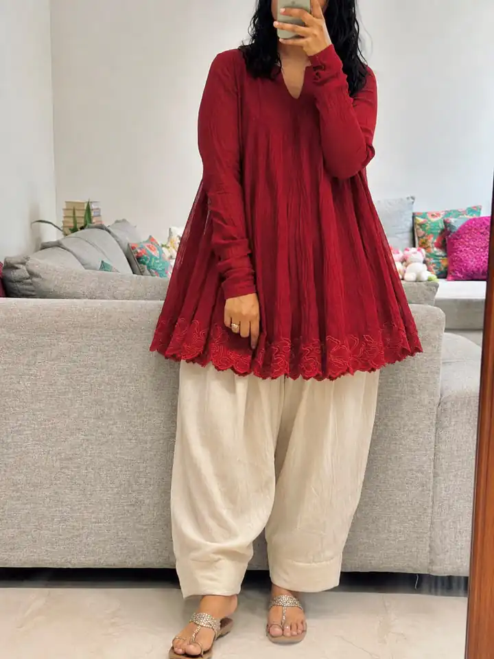 ST 248 Red Mal Chanderi Salwar Suit Perfect for Wedding, Party, Baisakhi, Housewarming, Sangeet – Introductory Price ₹1899. Delivery 4-6 Working D | Jump Suits, Salwar suit, Designer Suits, Casual Suits, Creative suits, Palazzo Suits, Party Wear Suits, Patiala Suits, Straight Suits