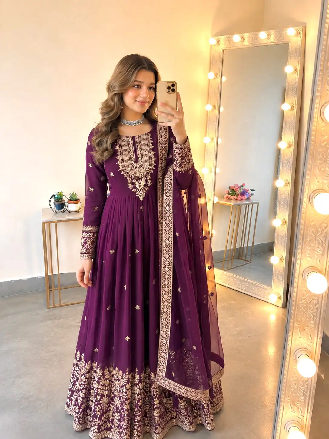 SSR 546 Wine in Georgette Embroidery Work & Sequins Work Gown . Get it for ₹2149. Delivery 4-6 Working Days. Online Shop now. | Gowns, Bollywood Gowns, Creative Gowns, Designer Gowns, Embroidered Gowns, Party Wear Gowns