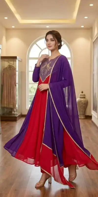 LG 2137 Purple Mul Chanderi Salwar Suit with Embroidery Work & Sequins Work. Festive Deal ₹2199. Delivery 4-6 Working Days. Shop nowp | Jump Suits, Salwar suit, Designer Suits, Casual Suits, Creative suits, Palazzo Suits, Party Wear Suits, Patiala Suits, Straight Suits