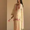 BE 490 White Mul Chanderi Salwar Suit with Embroidery Work & Sequins Work. Festive Deal ₹2399. Delivery 4-6 Working Days. Shop nowp | Jump Suits, Salwar suit, Designer Suits, Casual Suits, Creative suits, Palazzo Suits, Party Wear Suits, Patiala Suits, Straight Suits