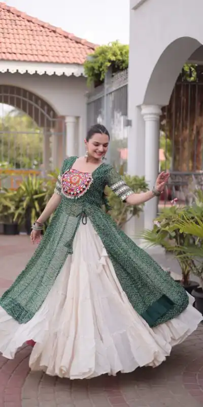 KA 1266 Green Kora Cotton Lehenga Choli erfect for Wedding, Party, Haldi, Traditional Day, Makar Sankranti – . Special Price ₹2949. Delivery 4-6 Working | Lehenga, Bollywood Lehenga, Creative Lehenga, Designer Lehenga, Embroidered Lehenga, Party Wear Lehenga