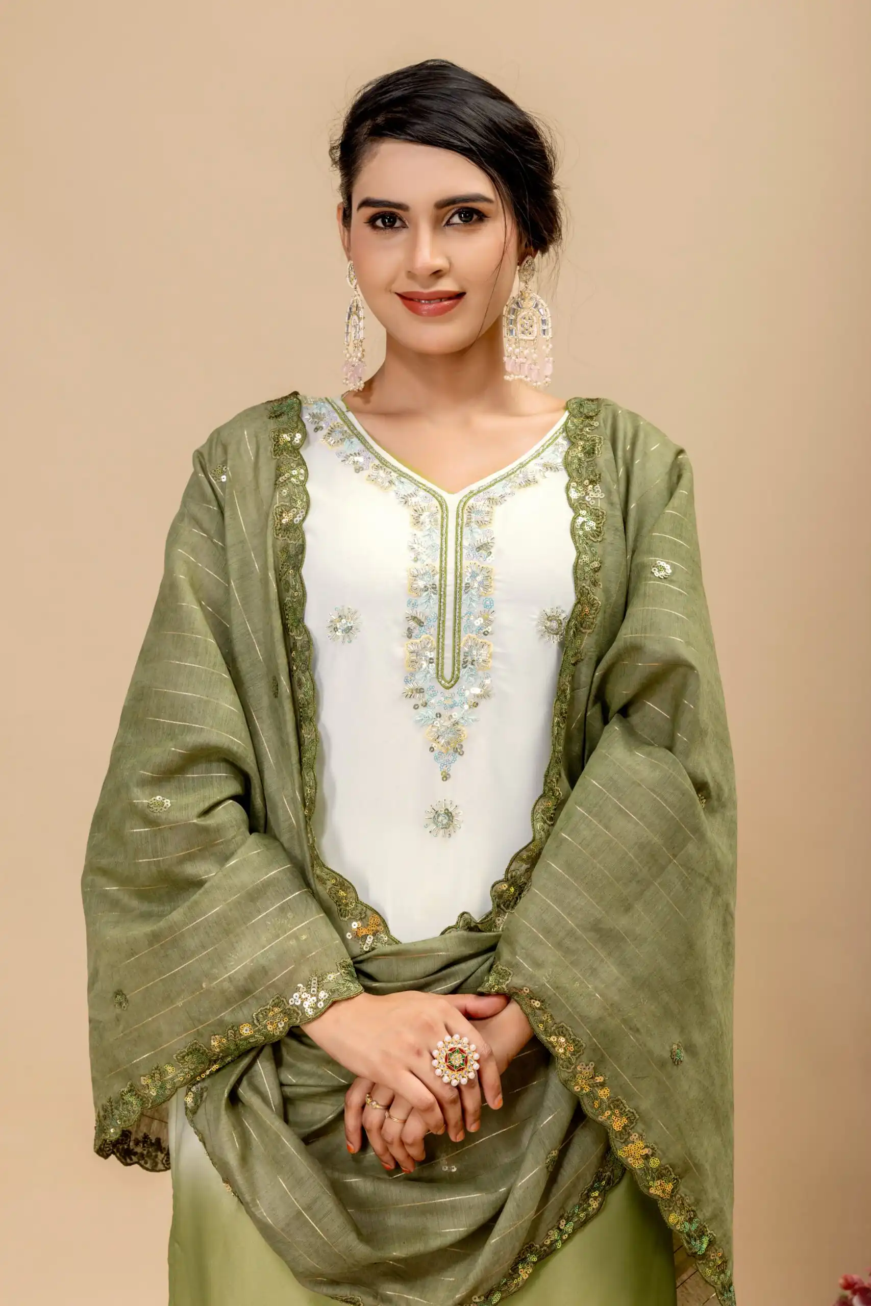 ST 1198 Mehandi  in Star Georgette Embroidery Work Salwar Suit . Introductory Price ₹2399. Delivery 4-6 Working Days. Shop now. | Jump Suits, Salwar suit, Designer Suits, Casual Suits, Creative suits, Palazzo Suits, Party Wear Suits, Patiala Suits, Straight Suits