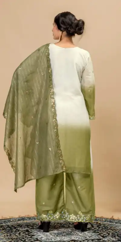 ST 1198 Mehandi in Star Georgette Embroidery Work Salwar Suit . Introductory Price ₹2399. Delivery 4-6 Working Days. Shop now. | Jump Suits, Salwar suit, Designer Suits, Casual Suits, Creative suits, Palazzo Suits, Party Wear Suits, Patiala Suits, Straight Suits
