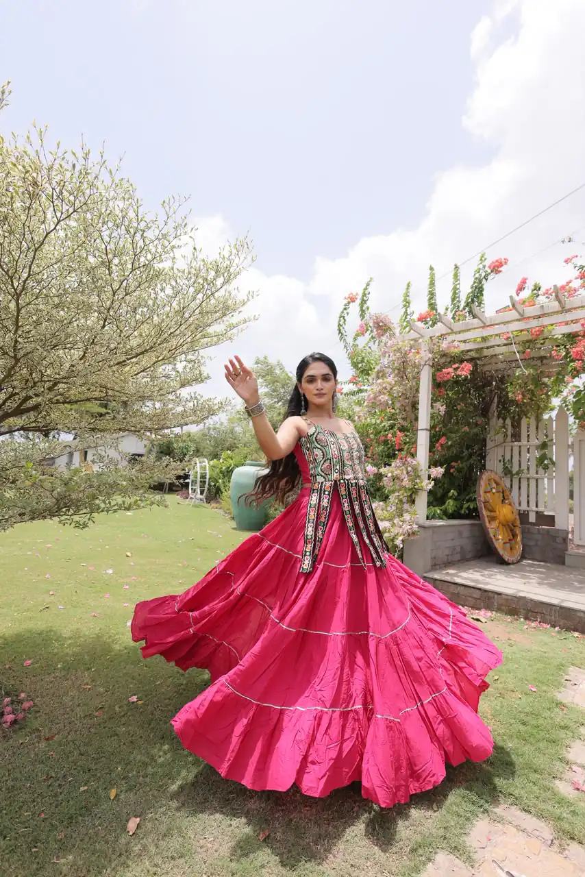 KA 5075 Pink Kora Cotton Lehenga Choli erfect for Wedding, Party, Haldi, Traditional Day, Makar Sankranti – . Special Price ₹2899. Delivery 4-6 Working | Lehenga, Bollywood Lehenga, Creative Lehenga, Designer Lehenga, Embroidered Lehenga, Party Wear Lehenga