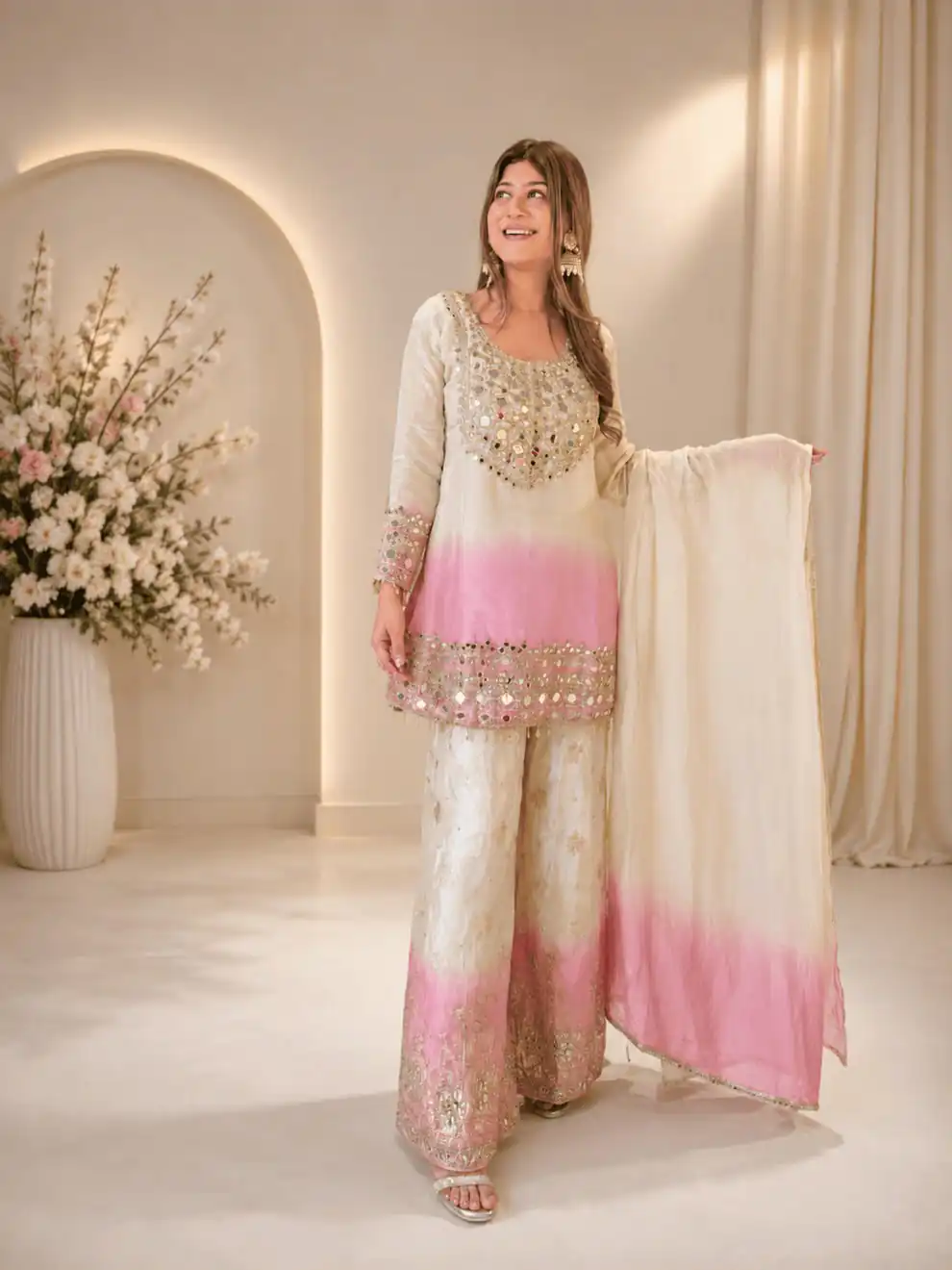 BE 491 Pink  in Star Georgette Embroidery Work Salwar Suit . Introductory Price ₹2349. Delivery 4-6 Working Days. Shop now. | Jump Suits, Salwar suit, Designer Suits, Casual Suits, Creative suits, Palazzo Suits, Party Wear Suits, Patiala Suits, Straight Suits