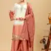 ST 1198 Rust  in Star Georgette Embroidery Work Salwar Suit . Introductory Price ₹2399. Delivery 4-6 Working Days. Shop now. | Jump Suits, Salwar suit, Designer Suits, Casual Suits, Creative suits, Palazzo Suits, Party Wear Suits, Patiala Suits, Straight Suits