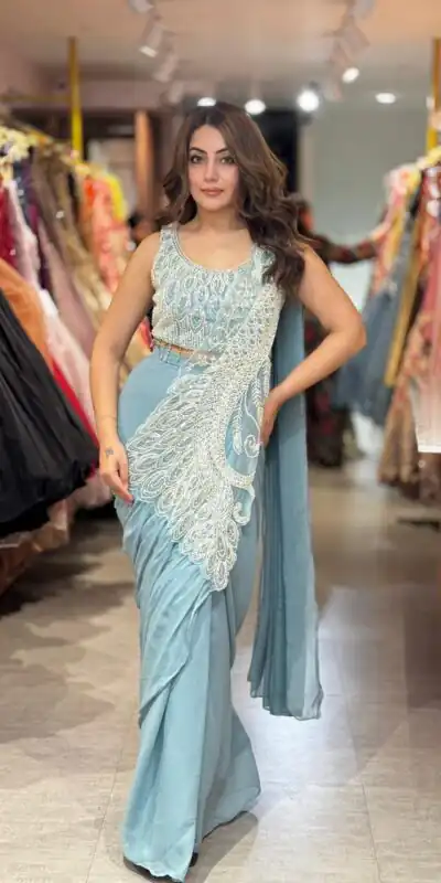 ST 1194 Sky Blue Soft Rangoli Silk Saree with Embroidery Work & Lace Work. Special Price ₹2299. Delivery 4-6 Working Days. Shop now. | Sarees, Bollywood Sarees, Creative Sarees, Designer Sarees, Embroidered Sarees, Ethnic Saree, Modern Digital sarees, Party Wear Sarees