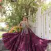 KA 5075 Wine Kora Cotton Lehenga Choli erfect for Wedding, Party, Haldi, Traditional Day, Makar Sankranti – . Special Price ₹2899. Delivery 4-6 Working | Lehenga, Bollywood Lehenga, Creative Lehenga, Designer Lehenga, Embroidered Lehenga, Party Wear Lehenga