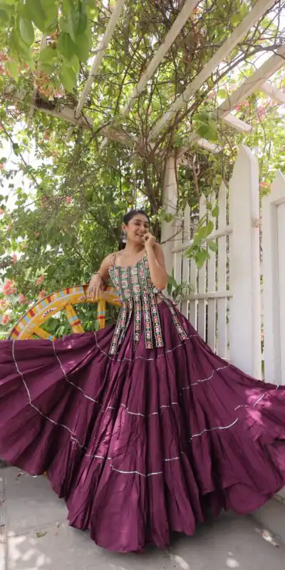 KA 5075 Wine Kora Cotton Lehenga Choli erfect for Wedding, Party, Haldi, Traditional Day, Makar Sankranti – . Special Price ₹2899. Delivery 4-6 Working | Lehenga, Bollywood Lehenga, Creative Lehenga, Designer Lehenga, Embroidered Lehenga, Party Wear Lehenga