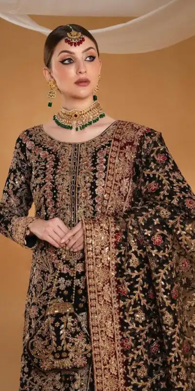 KF 1666 Black Faux Georgette Salwar Suit with Mirror Work & Embroidery Work. Get it for ₹2999. Delivery 4-6 Working Days. Shop now. | Jump Suits, Salwar suit, Designer Suits, Casual Suits, Creative suits, Palazzo Suits, Party Wear Suits, Patiala Suits, Straight Suits