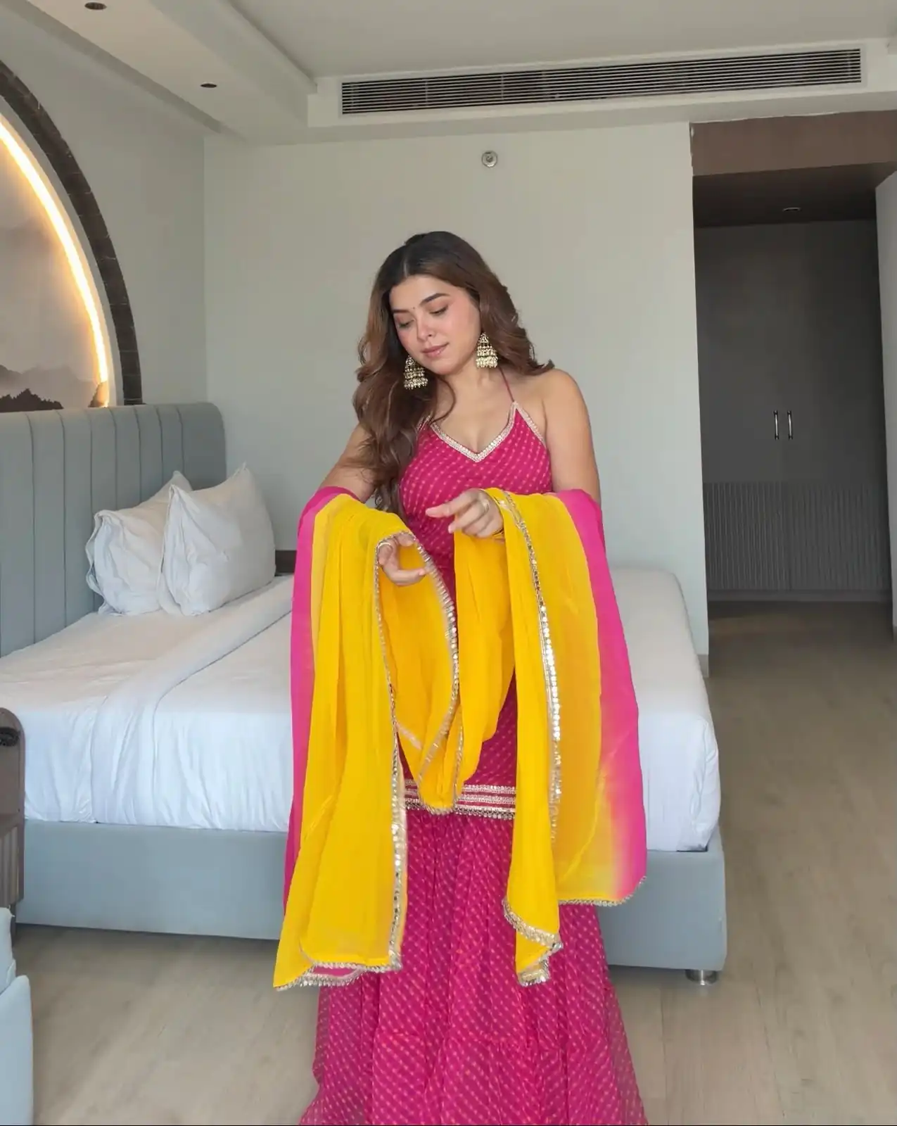 KD 1639 Pink | Faux Georgette Salwar Suit with Mirror Work & Embroidery Work. Get it for ₹2399. Delivery 4-6 Working Days. Shop now. | Jump Suits, Salwar suit, Designer Suits, Casual Suits, Creative suits, Palazzo Suits, Party Wear Suits, Patiala Suits, Straight Suits