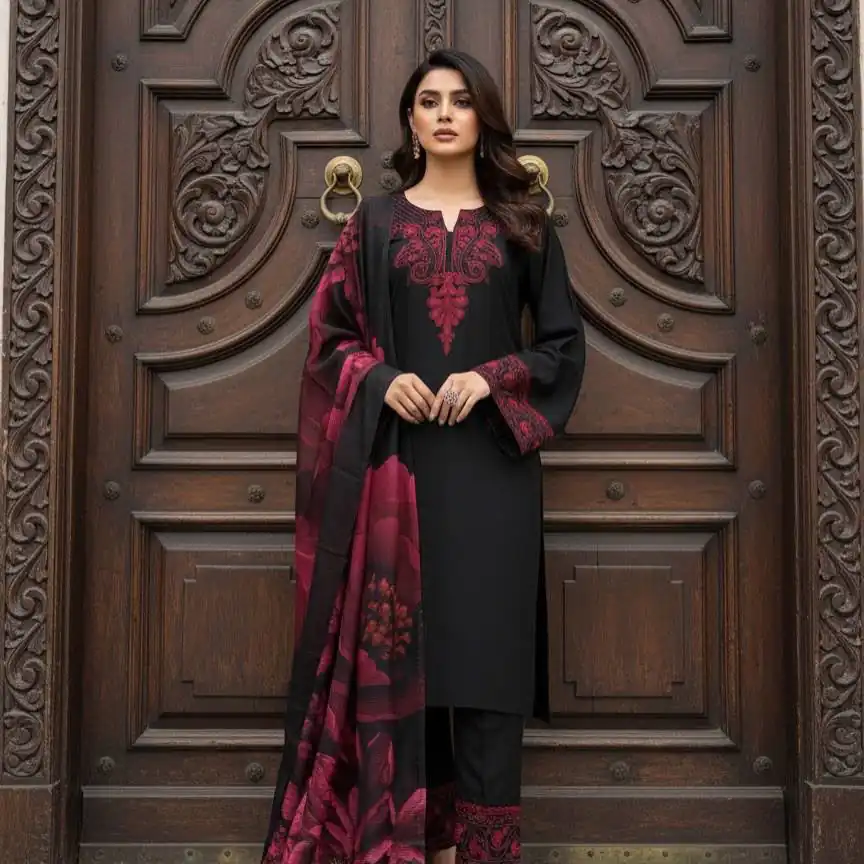 ST 242 Black Roman Silk Salwar Suit with Sequins Work & Embroidery Work. Available at ₹2099 only. Delivery 4-6 Working Days. Shop now. | Jump Suits, Salwar suit, Designer Suits, Casual Suits, Creative suits, Palazzo Suits, Party Wear Suits, Patiala Suits, Straight Suits