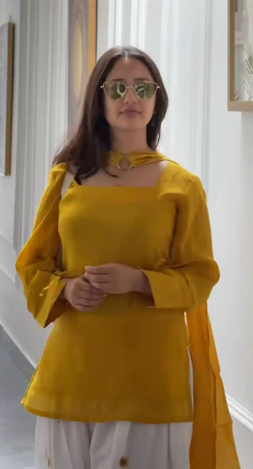 NF 1295 Mustered Roman Cotton Salwar Suit with Embroidery Work. Introductory Price ₹2049. Delivery 4-6 Working Days. Shop now. | Jump Suits, Salwar suit, Designer Suits, Casual Suits, Creative suits, Palazzo Suits, Party Wear Suits, Patiala Suits, Straight Suits