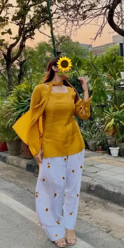 NF 1295 Mustered Roman Cotton Salwar Suit with Embroidery Work. Introductory Price ₹2049. Delivery 4-6 Working Days. Shop now. | Jump Suits, Salwar suit, Designer Suits, Casual Suits, Creative suits, Palazzo Suits, Party Wear Suits, Patiala Suits, Straight Suits