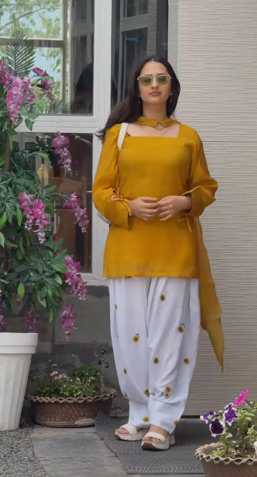 NF 1295 Mustered Roman Cotton Salwar Suit with Embroidery Work. Introductory Price ₹2049. Delivery 4-6 Working Days. Shop now. | Jump Suits, Salwar suit, Designer Suits, Casual Suits, Creative suits, Palazzo Suits, Party Wear Suits, Patiala Suits, Straight Suits