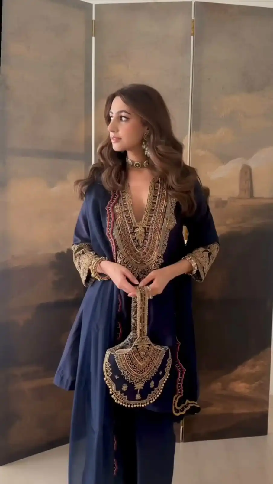 SR 1722 Navy Blue Roman Silk Salwar Suit with Sequins Work & Embroidery Work. Available at ₹2349 only. Delivery 4-6 Working Days. Shop now. | Jump Suits, Salwar suit, Designer Suits, Casual Suits, Creative suits, Palazzo Suits, Party Wear Suits, Patiala Suits, Straight Suits