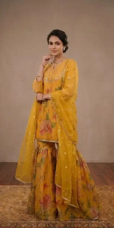 LG 2129 Yellow Soft Organza Salwar Suit with Embroidery Work & Cut Work. Available at ₹2499 only. Delivery 4-6 Working Days. Shop now. | Jump Suits, Salwar suit, Designer Suits, Casual Suits, Creative suits, Palazzo Suits, Party Wear Suits, Patiala Suits, Straight Suits