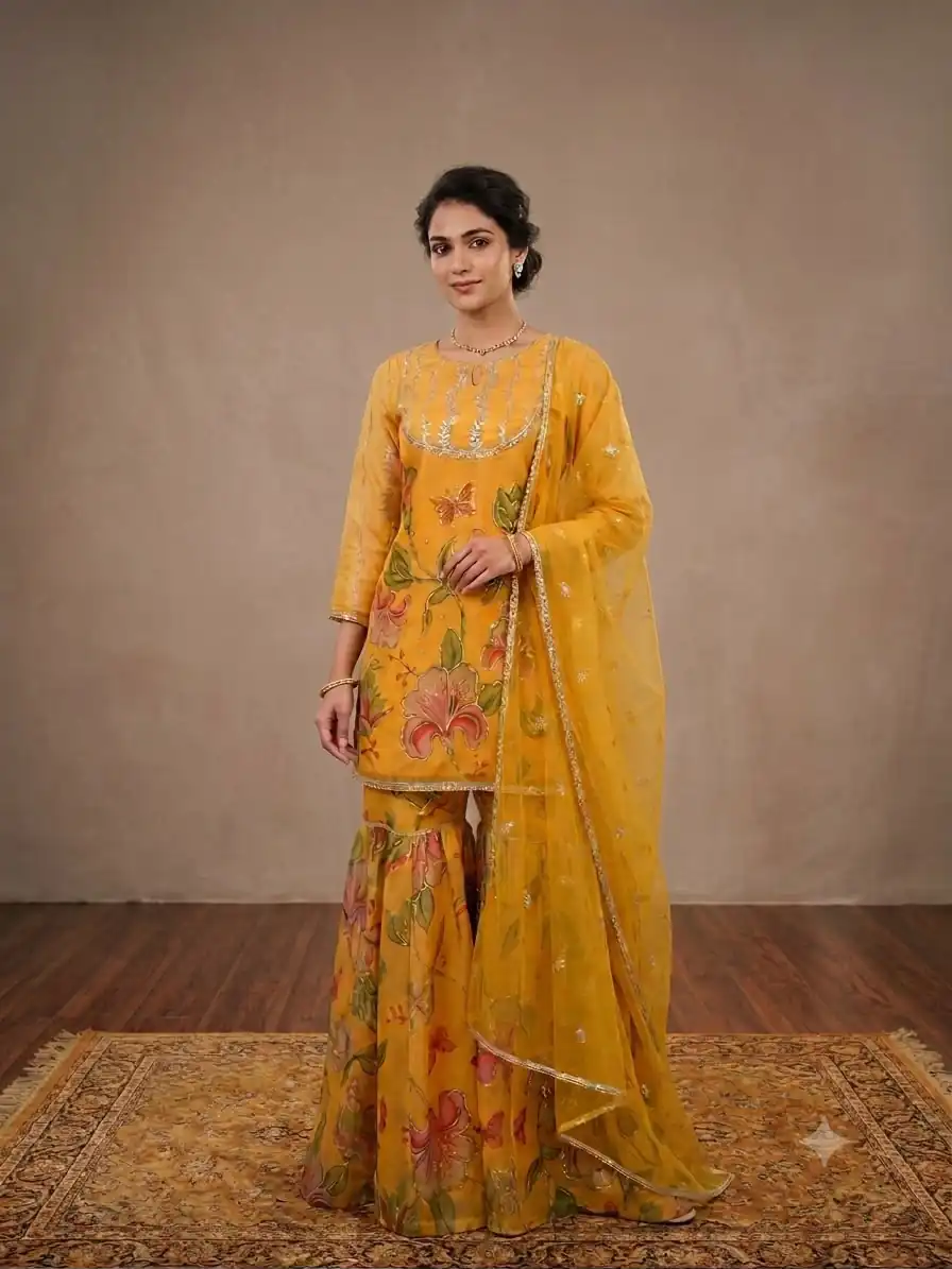 LG 2129 Yellow Soft Organza Salwar Suit with Embroidery Work & Cut Work. Available at ₹2499 only. Delivery 4-6 Working Days. Shop now. | Jump Suits, Salwar suit, Designer Suits, Casual Suits, Creative suits, Palazzo Suits, Party Wear Suits, Patiala Suits, Straight Suits