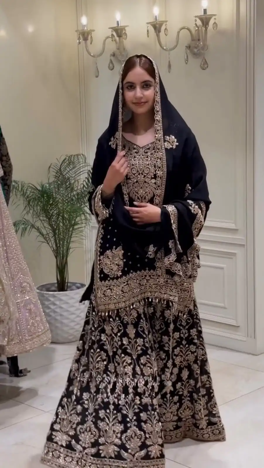 KF 1733 Black Faux Georgette Salwar Suit with Mirror Work & Embroidery Work. Get it for ₹2849. Delivery 4-6 Working Days. Shop now. | Jump Suits, Salwar suit, Designer Suits, Casual Suits, Creative suits, Palazzo Suits, Party Wear Suits, Patiala Suits, Straight Suits
