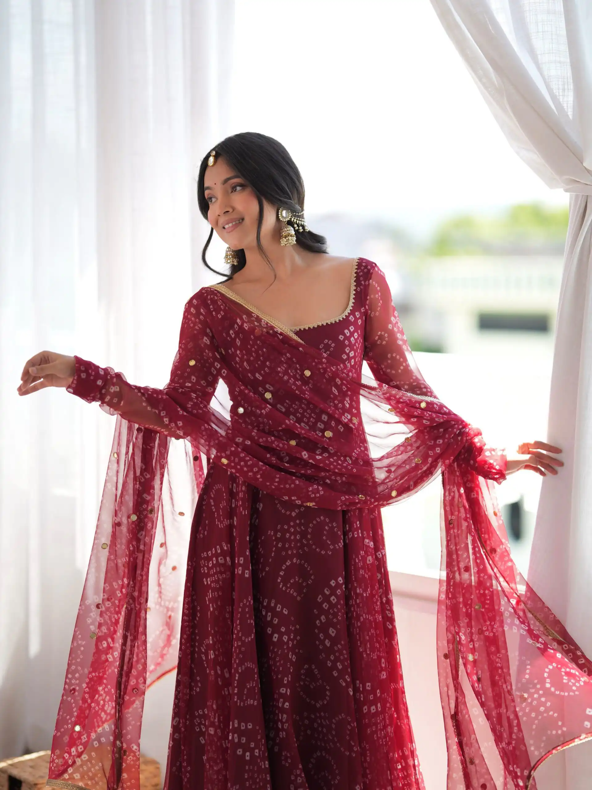 SRK 5368 Maroon Faux Georgette Salwar Suit with Mirror Work & Embroidery Work. Get it for ₹2149. Delivery 4-6 Working Days. Shop now. | Jump Suits, Salwar suit, Designer Suits, Casual Suits, Creative suits, Palazzo Suits, Party Wear Suits, Patiala Suits, Straight Suits