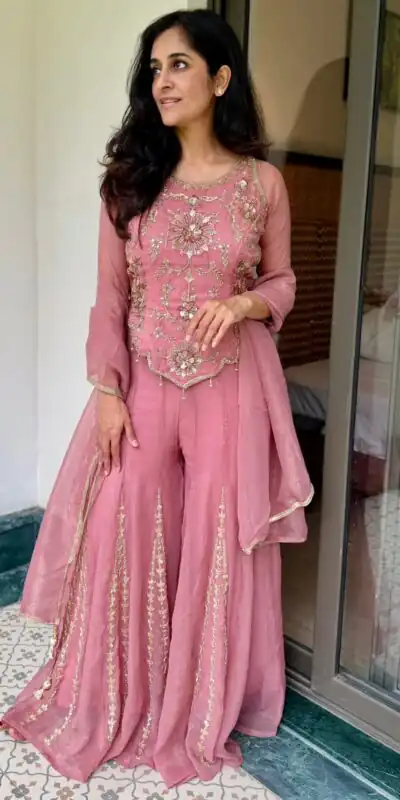 ZSR 3184 Pink Pure Endy Silk Salwar Suit with Embroidery Work & Sequins Work. Exclusive Offer ₹2399. Delivery 4-6 Working Days. Shop now. | Jump Suits, Salwar suit, Designer Suits, Casual Suits, Creative suits, Palazzo Suits, Party Wear Suits, Patiala Suits, Straight Suits